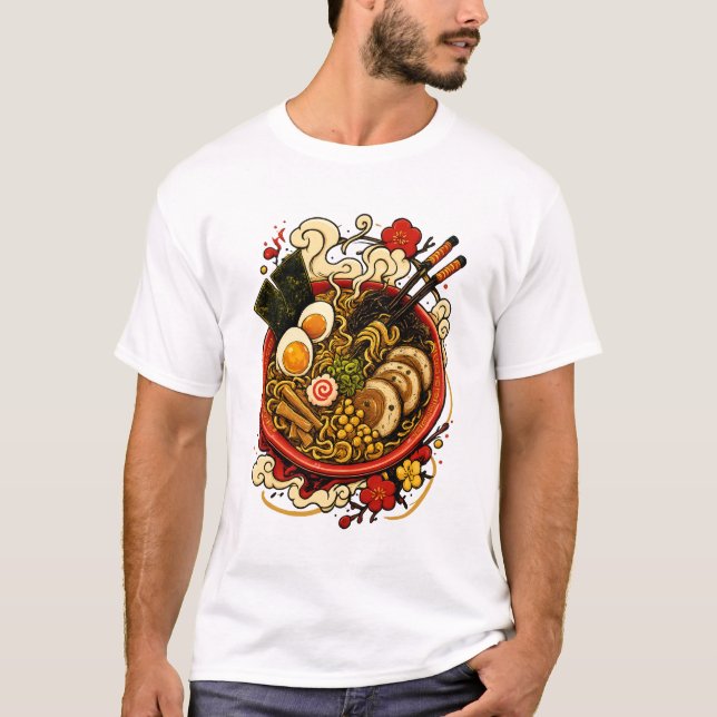 Ramen-Schüssel Graphic Tee (Vorderseite)