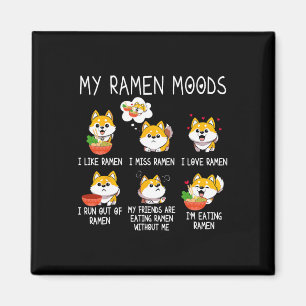 Ramen Shiba Inu Dog Lover Japanische Nudeln für Mä Magnet