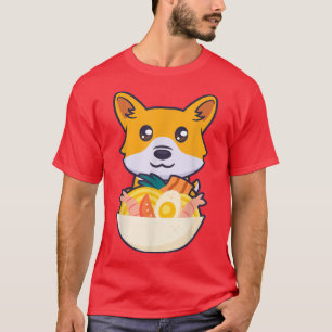 Ramen Shirt Ramen Corgi Dog Food Lover Kawaii Japa