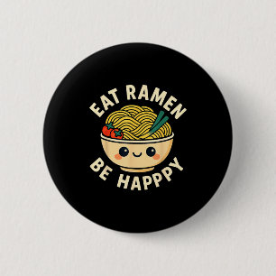Ramen-Shirts Kawaii-Stil Lustige japanische Anime- Button