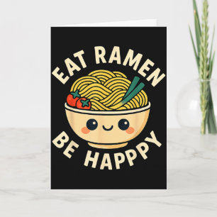 Ramen-Shirts Kawaii-Stil Lustige japanische Anime- Karte
