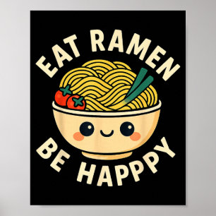 Ramen-Shirts Kawaii-Stil Lustige japanische Anime- Poster