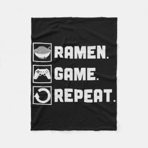 Ramen-Spiel-Wiederholung-Nudel-Videospiel-Konsole- Fleecedecke