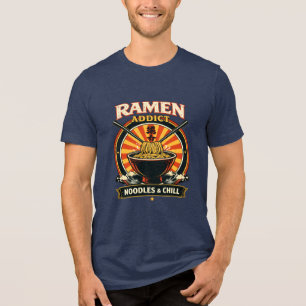 Ramen-Süchtiger-Bekleidung Tri-Blend Shirt
