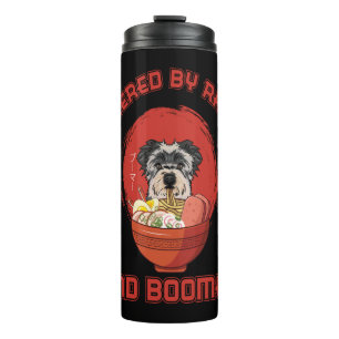 Ramen Sushi Boomer Dog T - Shirt Thermosbecher