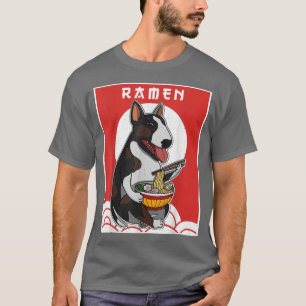Ramen Terrier Dog Noodles Japanische Küche1467 T-Shirt