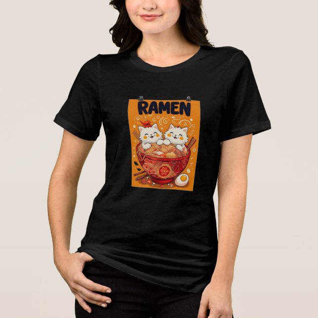 Ramen Tri-Blend Shirt (Vorderseite)