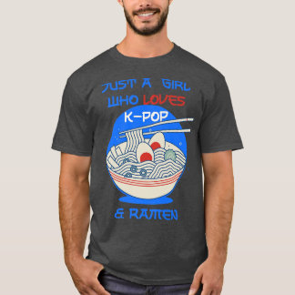 Ramen und K-Pop Funny für Teen Girls1326 T-Shirt