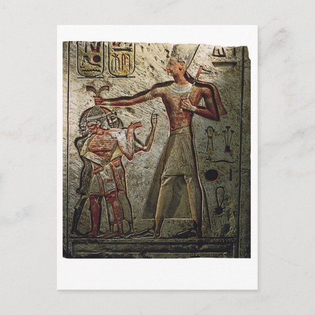 Ramesses Great Egyptian Pharao Sphinx Art Postkarte (Vorderseite)