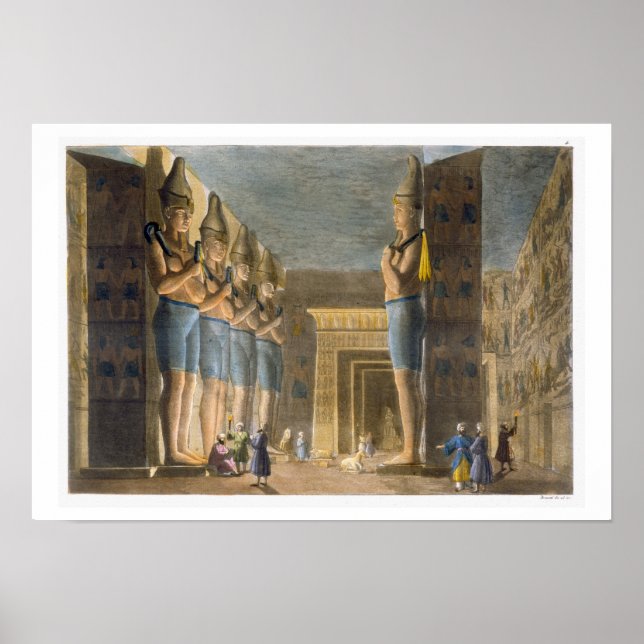 Ramesses II (1279-13 v. Chr.) Abu Simbel, Egy Poster (Vorne)