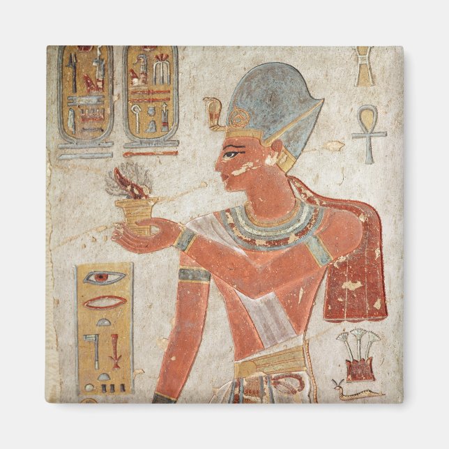 Ramesses III im Schlachtkleid Magnet (Vorne)
