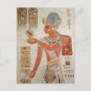 Ramesses III im Schlachtkleid Postkarte