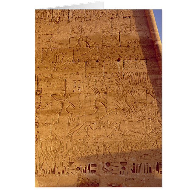 Ramesses III Jagd auf wilde Bullen (Vorne)