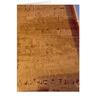 Ramesses III jagende wilde Stiere