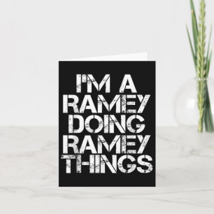 Ramey Funny Surname Family Tree Geburtstag Wieders Karte