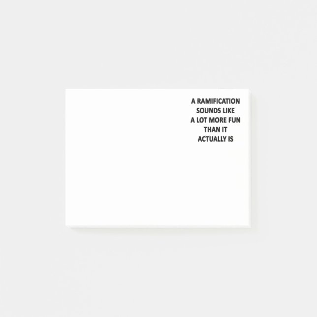 Ramifizierung Post-it Klebezettel (Vorderseite)