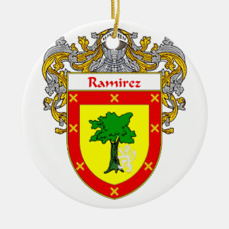 Ramírez-Wappen/Familienwappen Keramikornament