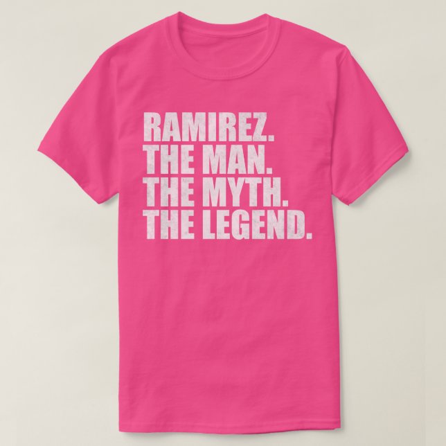RamirezRamirez Name Ramirez Vorname T-Shirt (Design vorne)