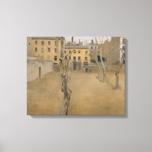 Ramon Casas - Hof des alten Gefängnisses von Barce Leinwanddruck