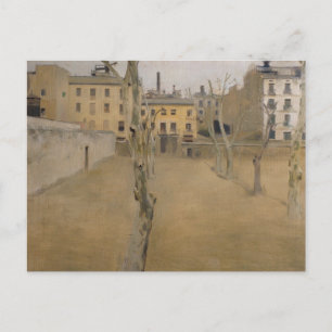 Ramon Casas - Hof des alten Gefängnisses von Barce Postkarte