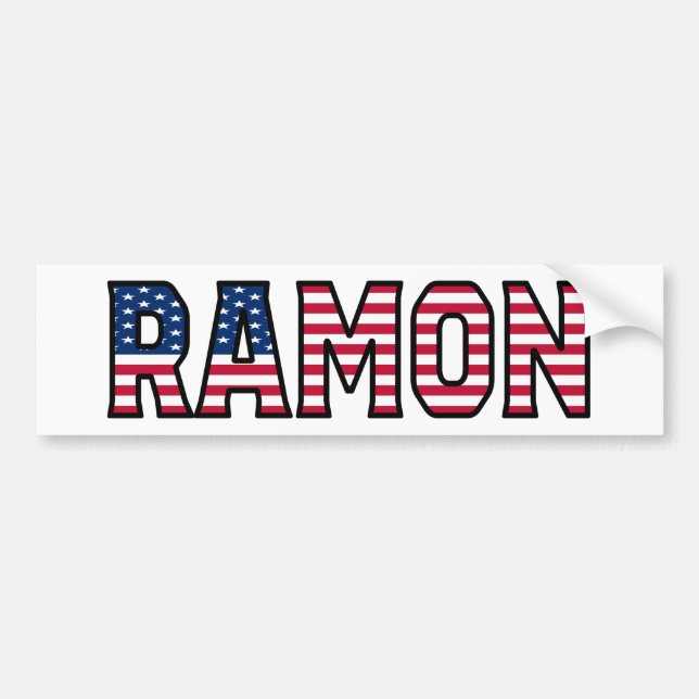 Ramon Name Vorname USA Aufkleber Sticker Auto Autoaufkleber (Vorne)