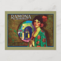Ramona Erinnerungen Vintages Etikett