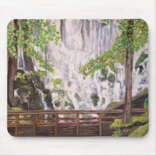 Ramona fällt auf Berg-Haube - Mousepad