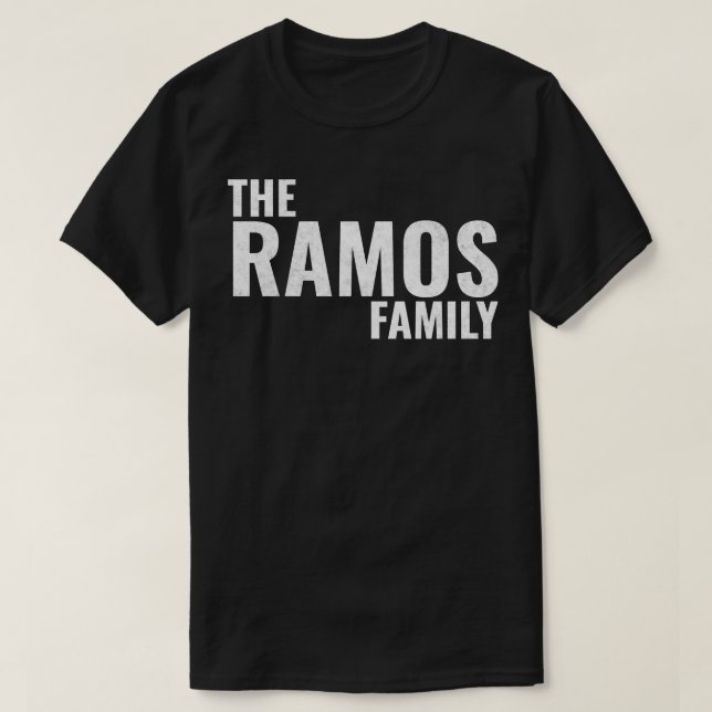Ramos Familie Ramos Nachname Ramos Nachname T-Shirt (Design vorne)