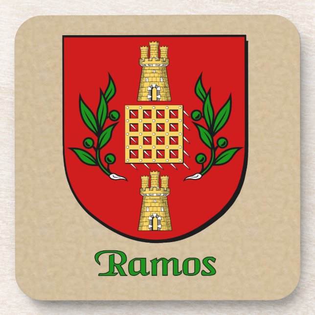 Ramos Familienschild Getränkeuntersetzer (Vorderseite)