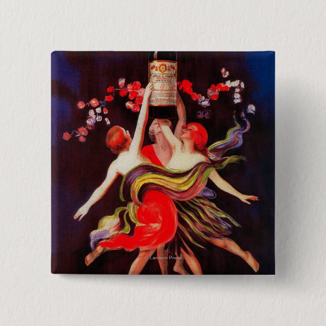 Ramos Pinto Vintag PosterEurope Button (Vorderseite)