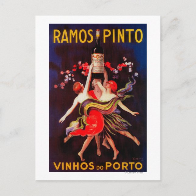 Ramos Pinto Vintag PosterEurope Postkarte (Vorderseite)