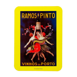Ramos Pinto Vintage Poster Europa Magnet