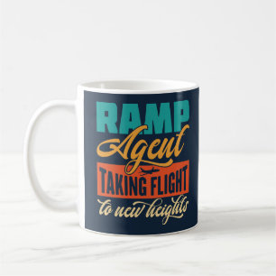Ramp-Agent mit Flug zu neuen Höhen Kaffeetasse