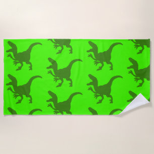 Rampaging Dinosaurs Beach Towel Strandtuch