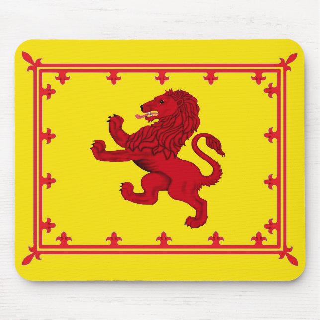 Rampant Lion Banner Mousepad (Vorne)