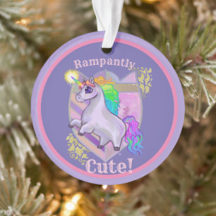 Rampant Niedliche Einhorn Keramik Ornament
