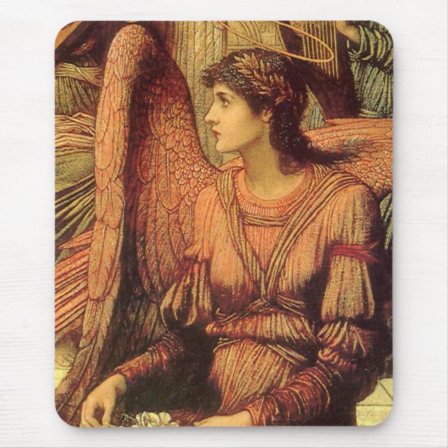 Ramparts of God's House, Angel von John Strudwick Mousepad (Vorne)