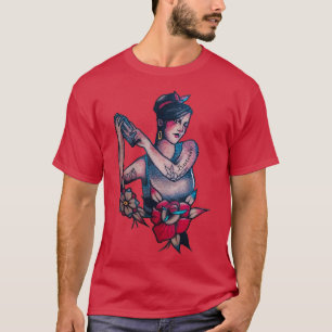 RampB Starke Barkeeper-Frau bekommt Arbeitstagsamp T-Shirt