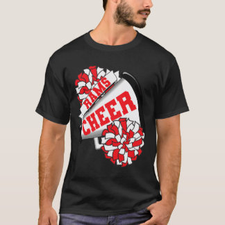 Rams Cheer Ck To School Cheerleading Spirit R  T-Shirt