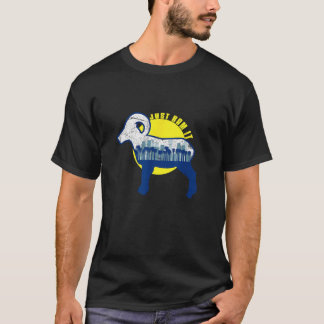 Ram's Funny Rams Landschaftlich T-Shirt
