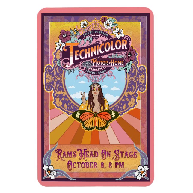 Rams Head 2023 Peace Magnet (Vertikal)