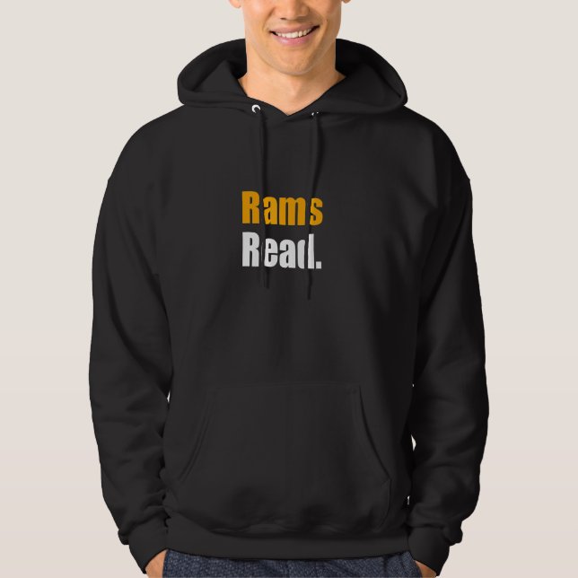 Rams Read Hoodie (Vorderseite)