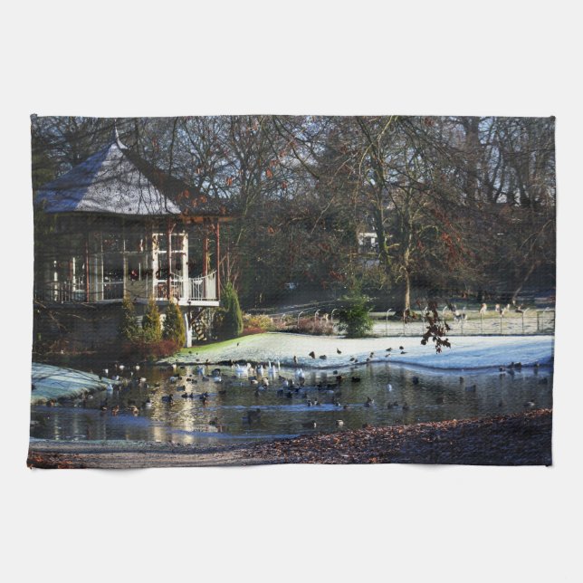 Rams Woerthe Tea House ktcna Geschirrtuch (Horizontal)