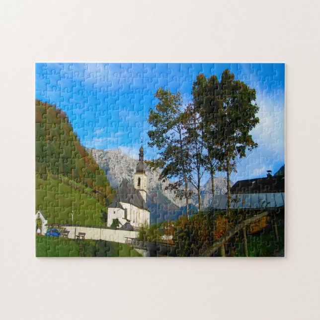 Ramsau Berchtesgadener Deutschland. Puzzle (Horizontal)