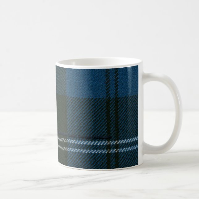 Ramsay blaue alte Tartan-Tasse Kaffeetasse (Rechts)