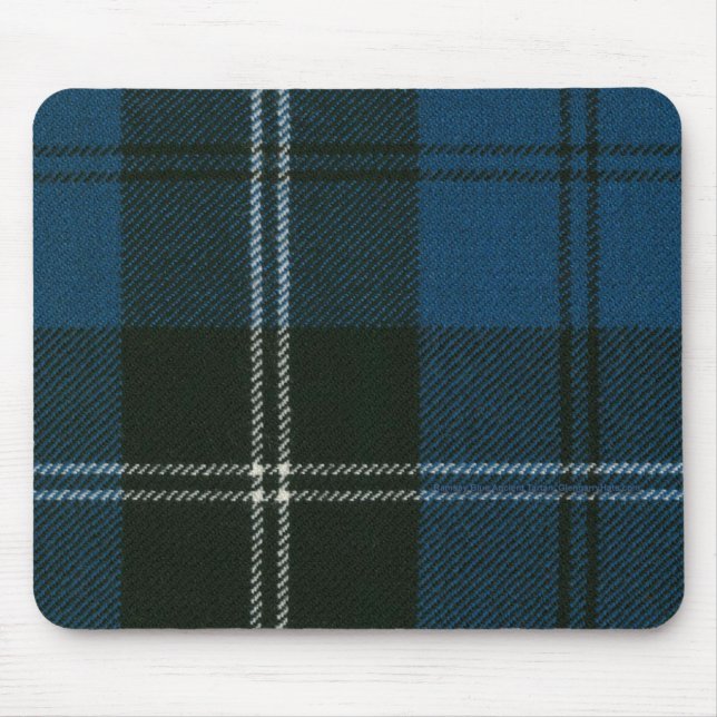 Ramsay blauer alter Tartan Mousepad (Vorne)
