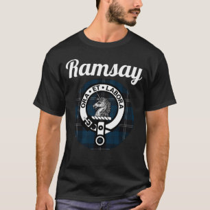 Ramsay Clan Scottish Name Coat of Arms Tartan T-Shirt