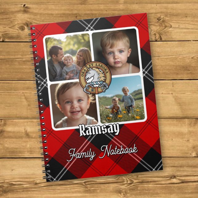 Ramsay-Familien-Foto-Collage Notizblock (Von Creator hochgeladen)
