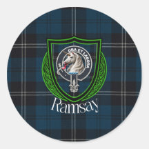 Ramsay-Schottischer-Clan-Tartan & Wappen
