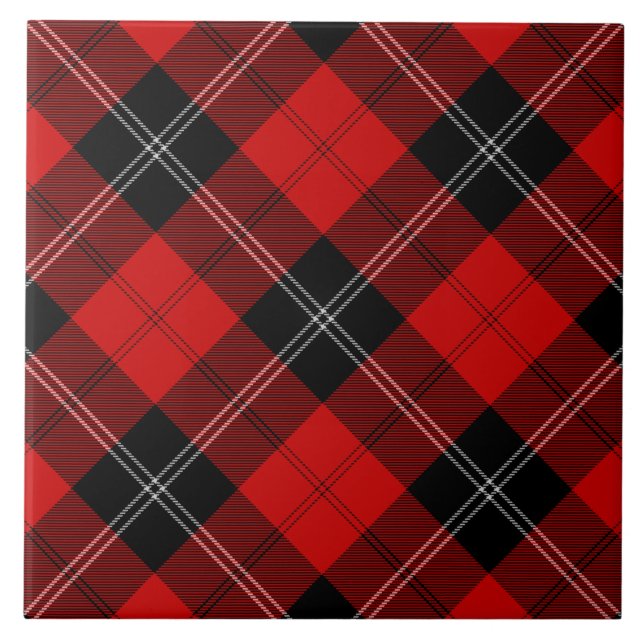 Ramsay Tartan kariert Fliese (Vorderseite)